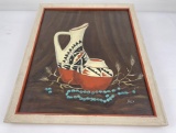Mid Century Southwest Oil on Canvas Painting