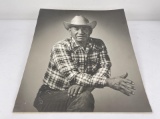 Silver Gelatin Montana Cowboy Photo