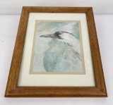 Montana Bird Watercolor Painting