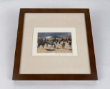 Signed and Numbered Montana Horse Print