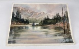 Montana Watercolor Painting