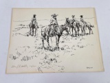 Sheryl Bodily Cowboy Signed Numbered Print Montana