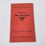 1918 Winchester Public Schools Report Card