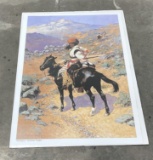 Frederic Remington Indian Trapper Print