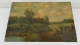 Hudson River School Painting Signed