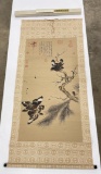 Chinese Woodblock Scroll Print