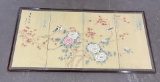 Antique Chinese Silk Painted Screen