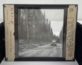 Yellowstone Park Montana Magic Lantern Slide