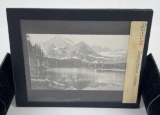 Josephine Lake Glacier Park Magic Lantern Slide