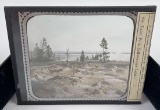 Paint Pots Yellowstone Park Magic Lantern Slide