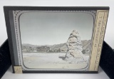 Liberty Cap Yellowstone Park Magic Lantern Slide