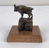 Small Goat John Louis Clarke Bronze Montana