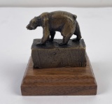 Tiny Bear John Louis Clarke Bronze Montana