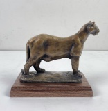 Mountain Lion John Louis Clarke Bronze Montana