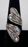 Taxco Sterling Silver Abalone Ring