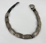 Exceptional Sterling Silver Navajo Concho Belt
