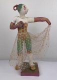 Lenore Davis Soft Sculpture Dancing Clown Woman