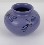 Studio Pottery Dragonfly Vase