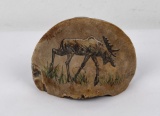 Montana Indian Painted Fungus Moose