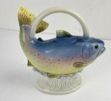 Vintage Rainbow Trout Teapot