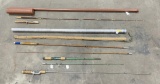 Group of Antique Fishing Rods