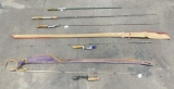 Group of Antique Fishing Rods