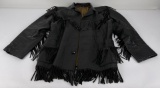 Vintage Fringed Leather Joo Kay Jacket