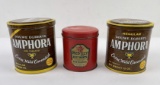 Lot of 3 Vintage Tins