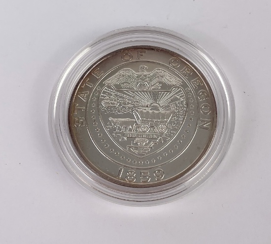 National Historic Oregon Trail Silver Round