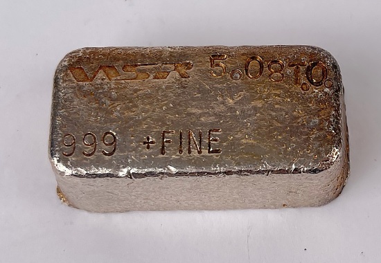 WSR Hand Poured Silver Bar