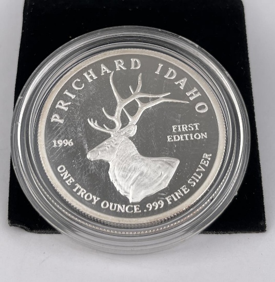 1996 Prichard Idaho First Edition Silver Round