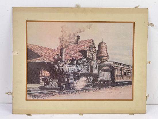 Stan Hughes Missoula Montana Railroad Print