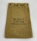 WW1 Bank Bag Fidelity Kansas