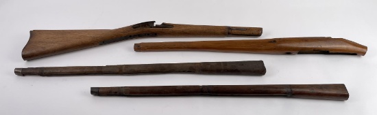 Group of Military Rifle Stocks