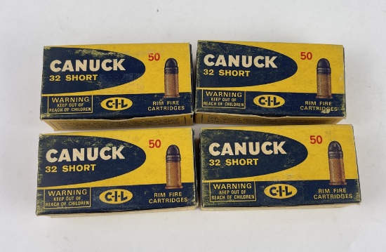 200 Rounds Canuck .32 Short Ammo
