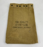 WW1 Bank Bag Fidelity Kansas