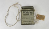 WW2 Life Raft Drinking Water Kit