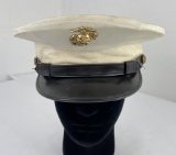 WW2 USMC Marine Corps White Wool Hat