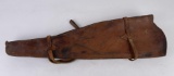 Antique Frontier Leather Rifle Scabbard