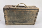 WW1 Browning M1917 Wood Ammo Box