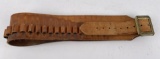 Nice Old 30-30 Rifle Leather Cowboy Belt