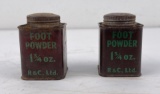 British Army Cans of Foot Powder