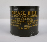 Vietnam 1lb Rifle Grease Tin
