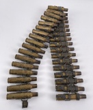 Vietnam War Linked Machine Gun Brass