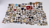 Group of Assorted Military Pins Badges