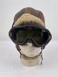 WW2 US Army Air Force B-6 Flight Helmet
