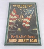 US Govt War Bonds Third Liberty Loan Poster