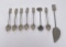 Group of Coin Silver Brazilian Coffee Spoons