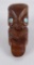 New Zealand Maori Weku Wood Mask