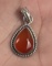 Sterling Silver Carnelian Necklace Pendant